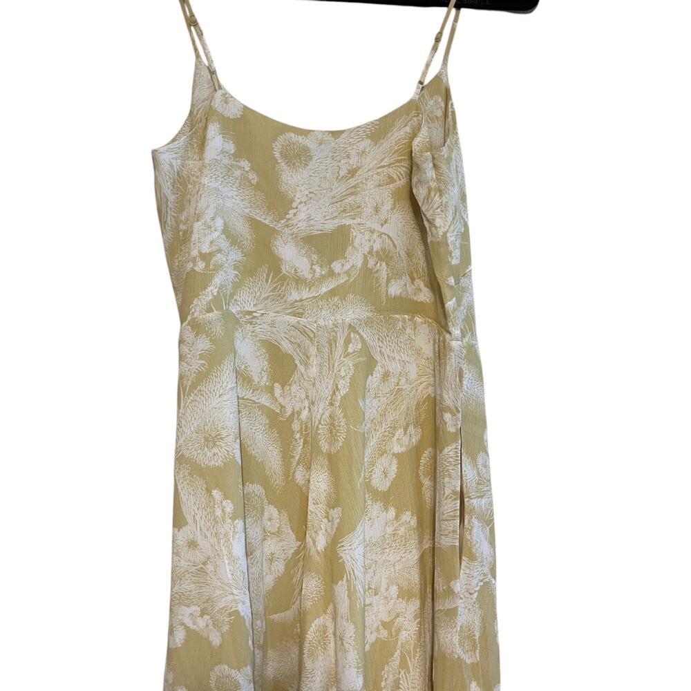 Vince Wheat Twist Knot Drape Summer Maxi Dress Balm Beige Small - Picture 6 of 9